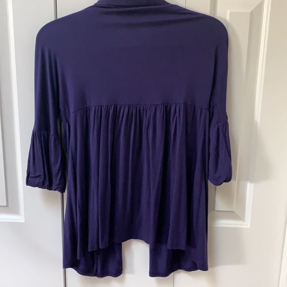 Eggplant Purple Kimono VGUC - Picture 2 of 4